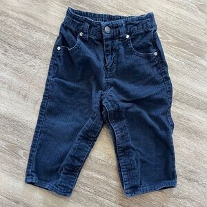 Kids Navy Corduroy Pants